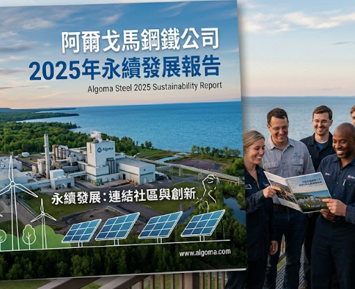 加拿大阿爾戈馬鋼鐵發布永續報告 淘汰高爐設備加速雙電爐轉型