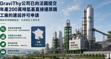 GravitHy提交法國兩百萬噸氫能DRI建廠申請