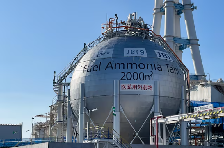 日本 JERA 獲得政府補貼以進口美國低碳氨燃料